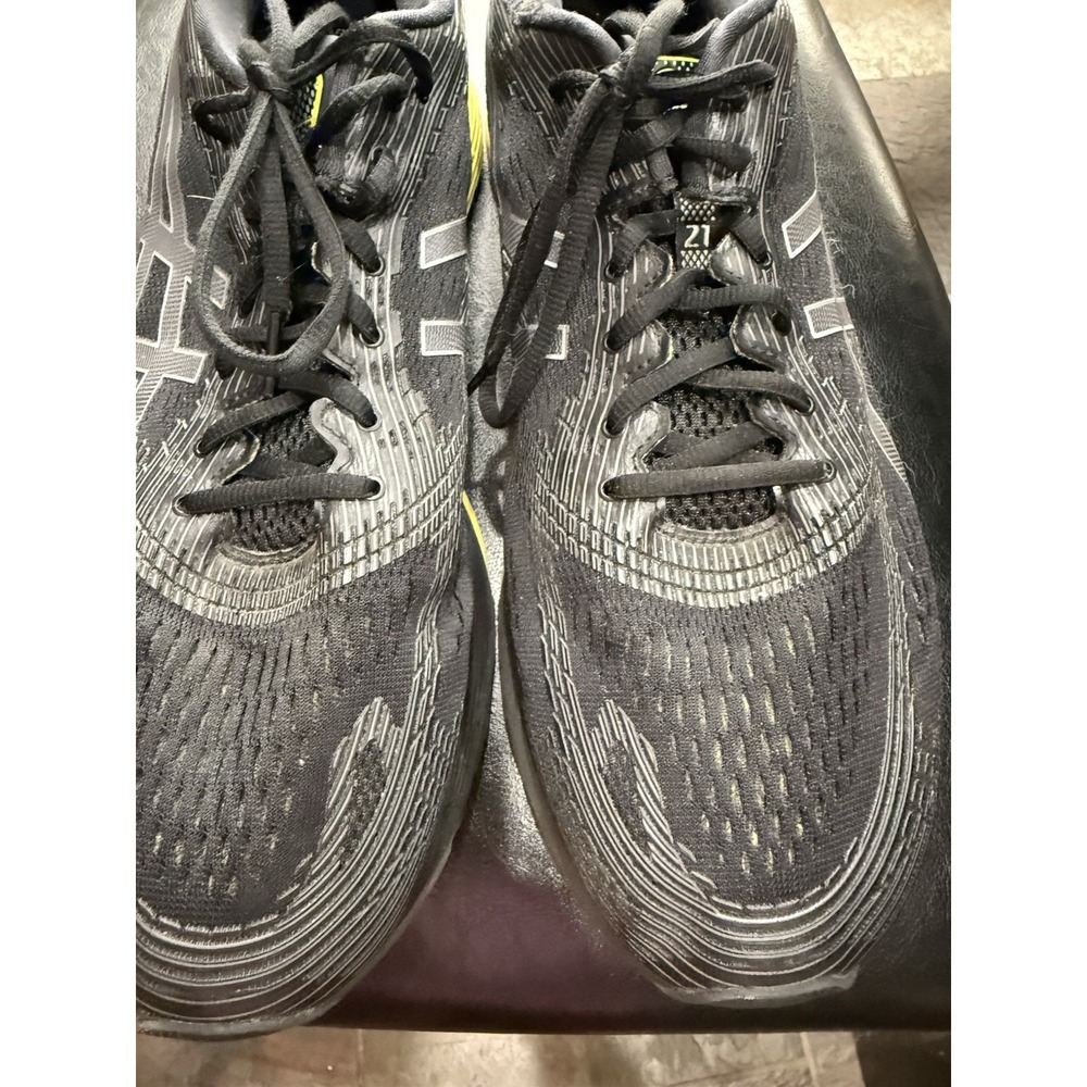Asics Gel-Nimbus 21 Running Shoes Mens 14 Black Training Athletic Performance